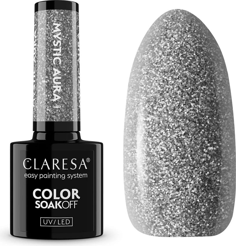 Llak për thonj Claresa Mystic Aura Soak Off UV/LED Hybrid për femra, 5g