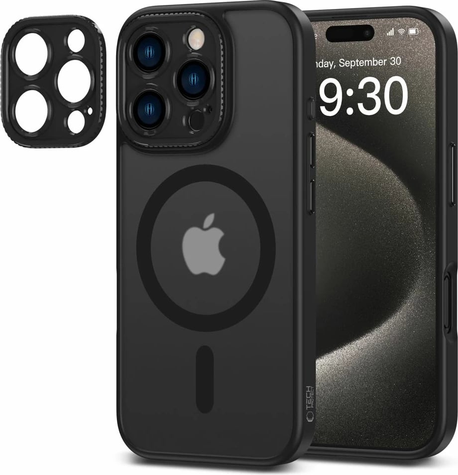 Mbështjellës Tech-Protect MagCam për iPhone 16 Pro Max, MagSafe, gjysmë-transparent