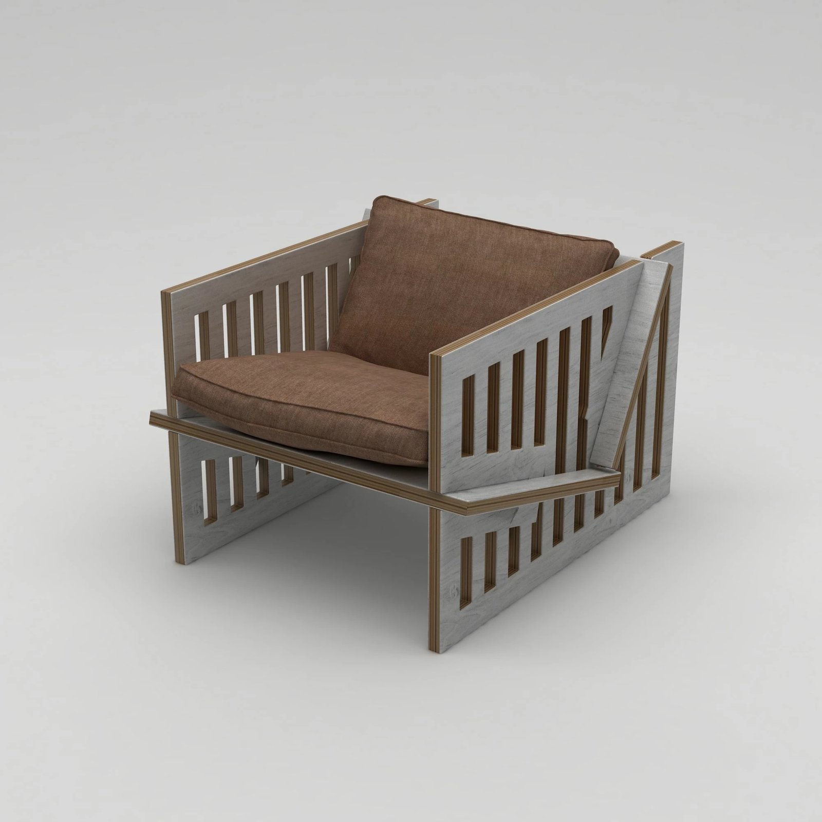 Karrige Wing Skye Decor, ngjyrë druri natyral, Roma