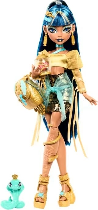 Kukull Monster High Mattel Cleo de Nile HXH74 me aksesorë