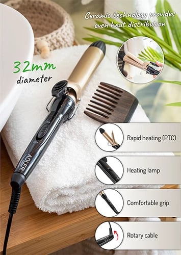 Masha flokësh, Adler AD 2112, 32mm, qeramike, 55W