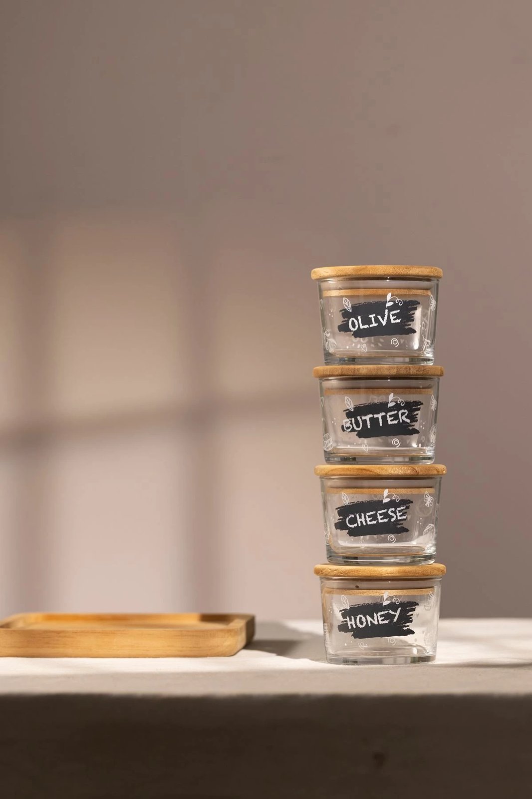 Set kuti për ruajtje (4 copë), Hermia Concept, Siena Bambu