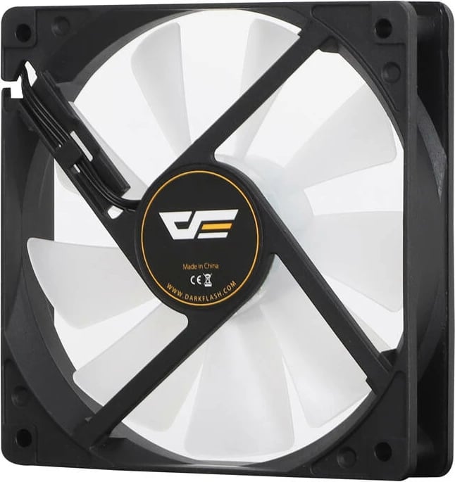 Kasë ventilatorë Darkflash C7 3in1, 120 mm, ARGB, e zezë, set prej 3 copë