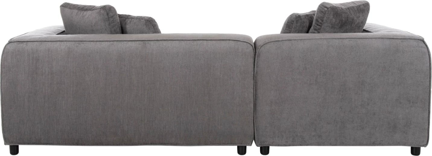 Divan qoshe i majtë, 3-vendësh, GRACE, FH3280.03L, ngjyrë gri, 252x105-160x70-90H cm