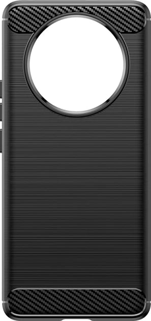Mbështjellës Hurtel Carbon Case për Realme 11 Pro / 11 Pro+, i zi