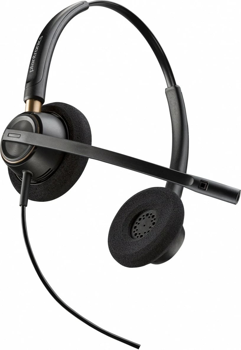 Kufje Poly EncorePro 520, me mikrofon, Quick Disconnect, USB-A/USB-C, e zezë