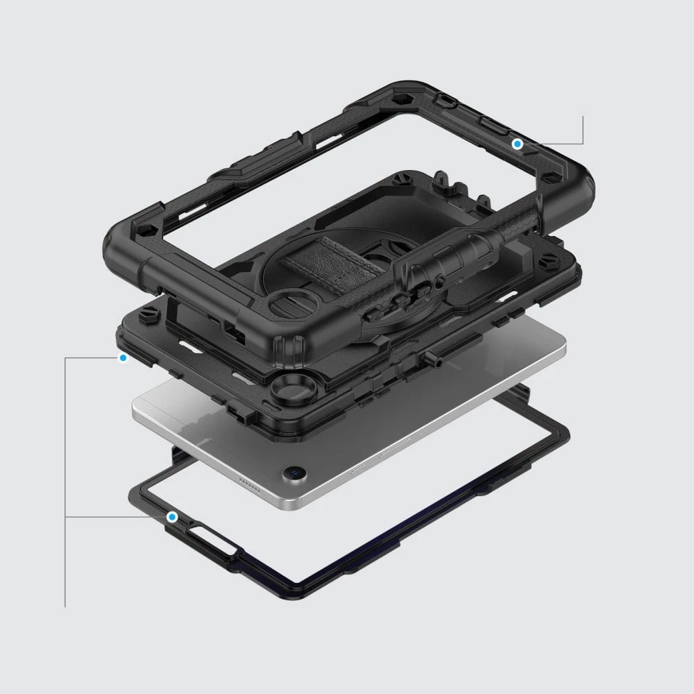 Mbështjellës Tech-Protect Solid360 për Samsung Galaxy Tab A9 X110/X115, i zi