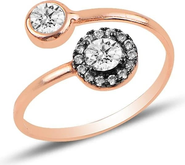 Unazë argjendi, ngjyrë rozë ari, Jumeon, 9956