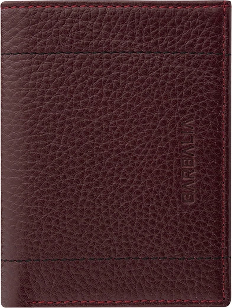 Portofol për burra, ngjyrë e kuqe claret, Zoozie Bags, Franklin