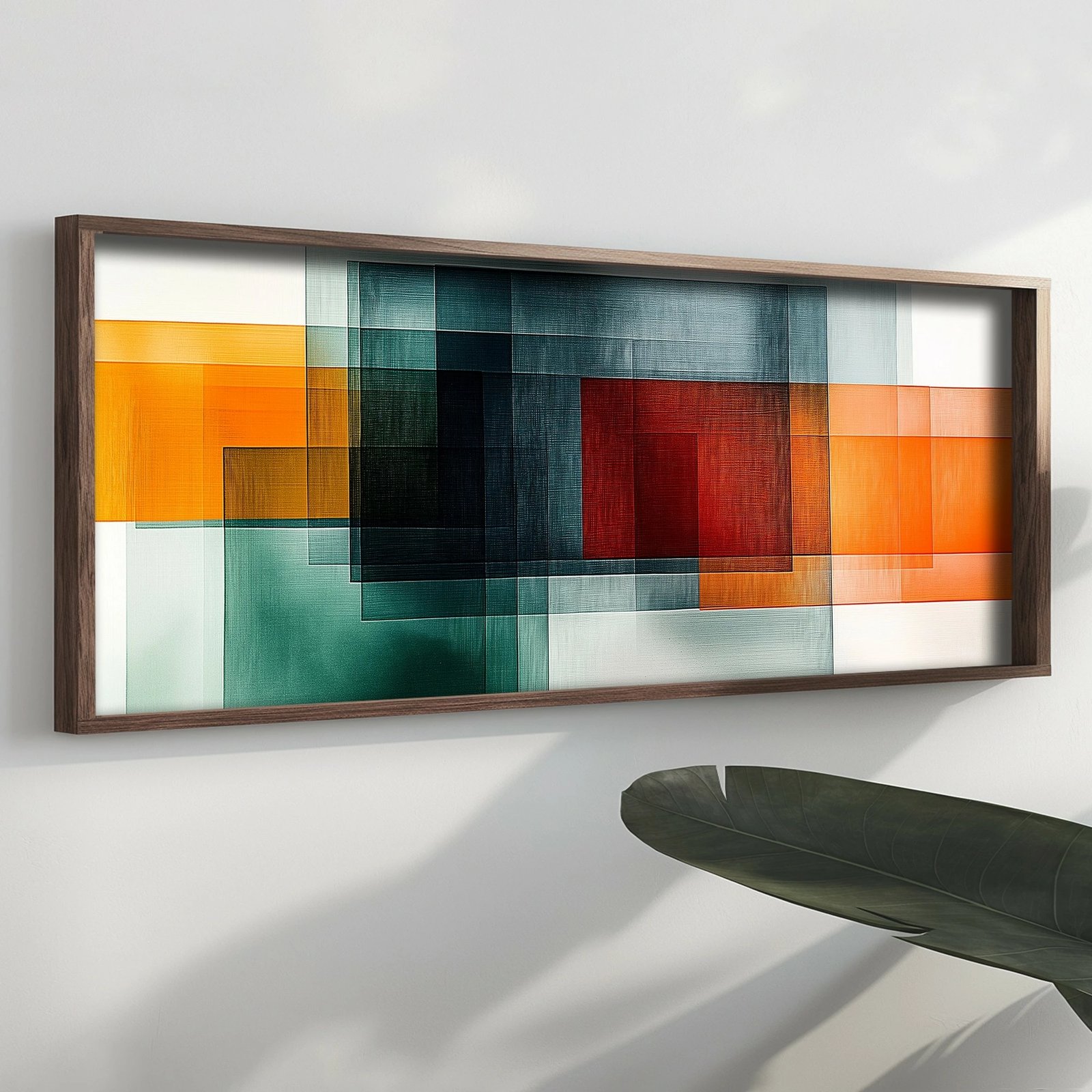 Pikturë dekorative me kornizë, MDF, Wallity, EMR033, shumëngjyrëshe