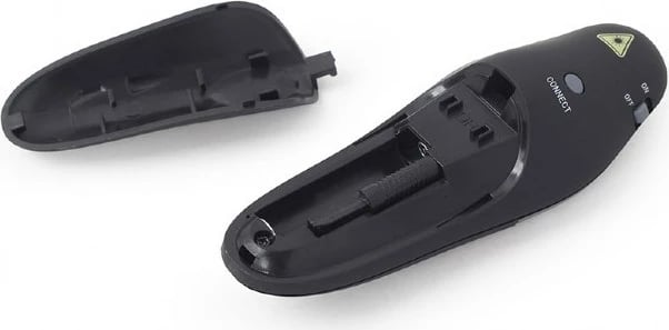 Telekomandë wireless për prezantime Gembird WP-L-11, me USB receiver, e zezë