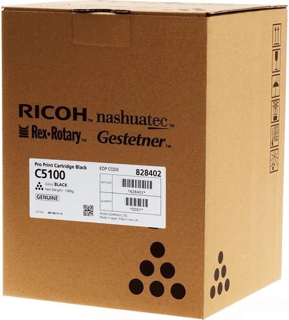 Toner Ricoh C5100 828402, deri 30,000 faqe, e zezë