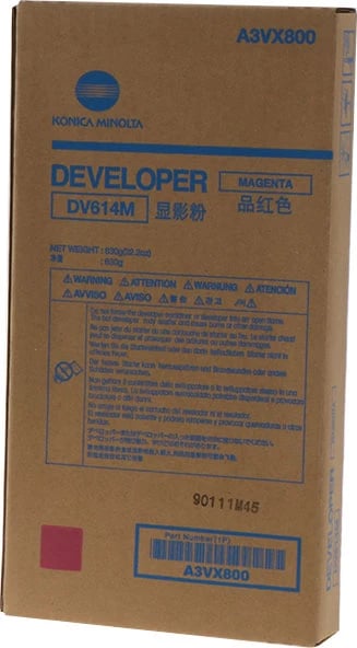 Njësi zhvillues Konica Minolta DV614M A3VX800, rendiment 1,200,000 faqe, standard, magenta
