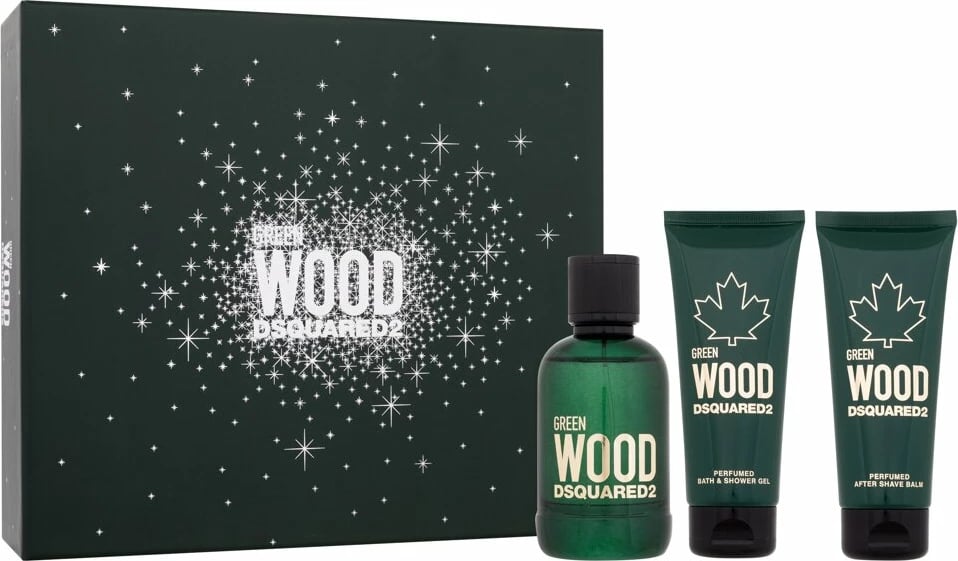 Set Eau de Toilette, Shower Gel, Aftershave Balm Dsquared2 për meshkuj 3x100ml