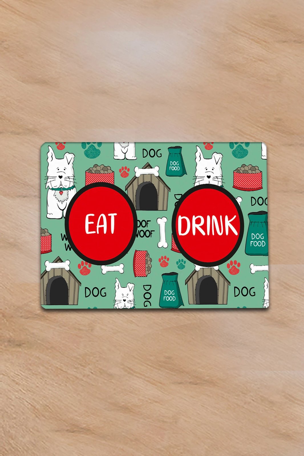 Tapet për mbeturina të maceve ose ushqim për kafshë, shumëngjyrësh, Conceptum Hypnose, Hut Bowl, 40x60cm