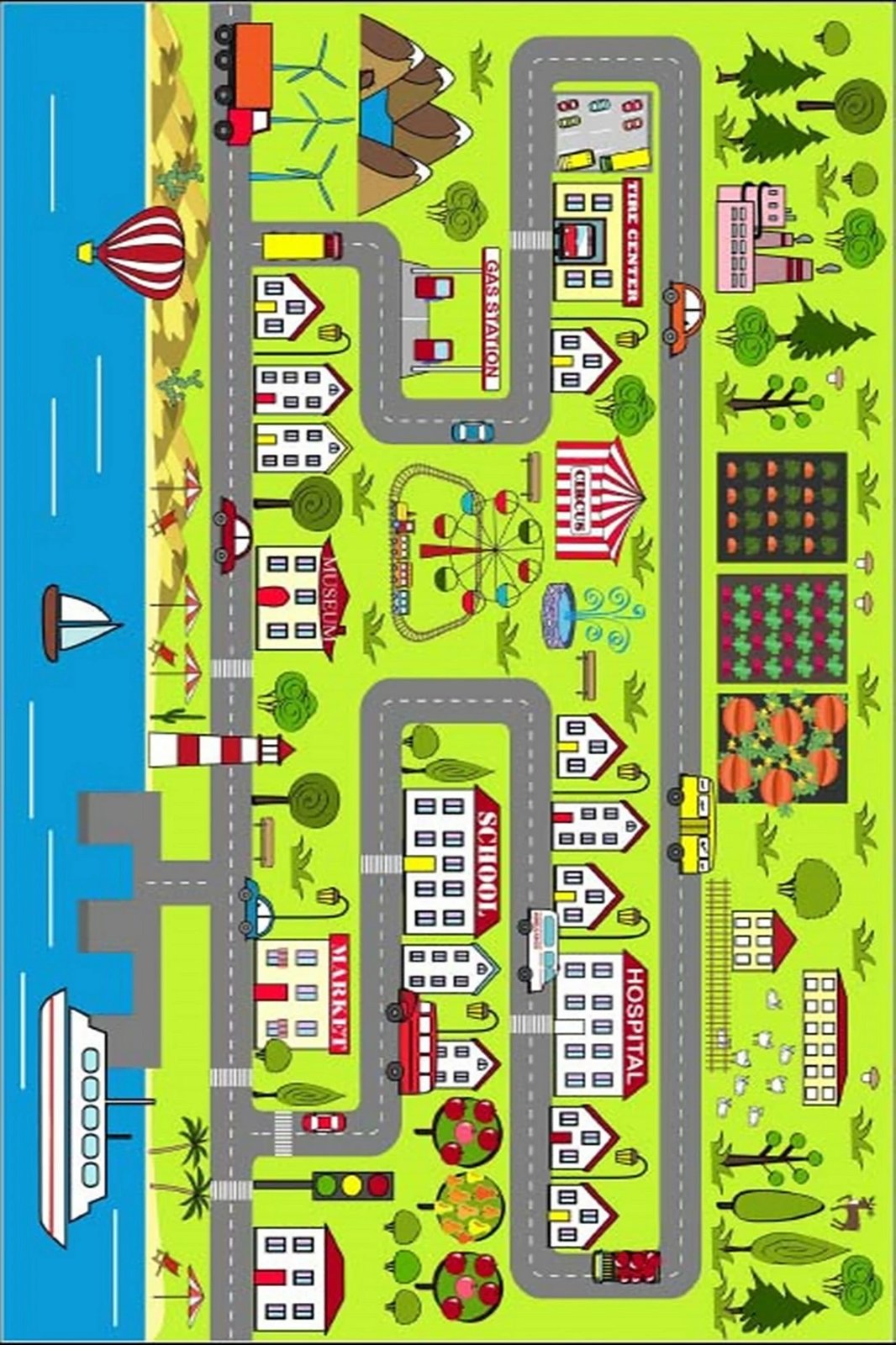 Qilim për fëmijë, shumëngjyrësh, Conceptum Hypnose, ELS546, 160x230cm