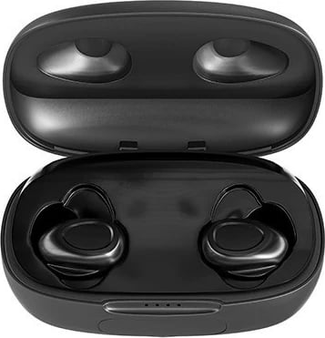 Kufje wireless Natec Soho TWS in-ear, me mikrofon, e zezë, me kuti karikimi