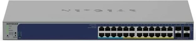 Switch NETGEAR 28-portë 1G Smart PoE, gri