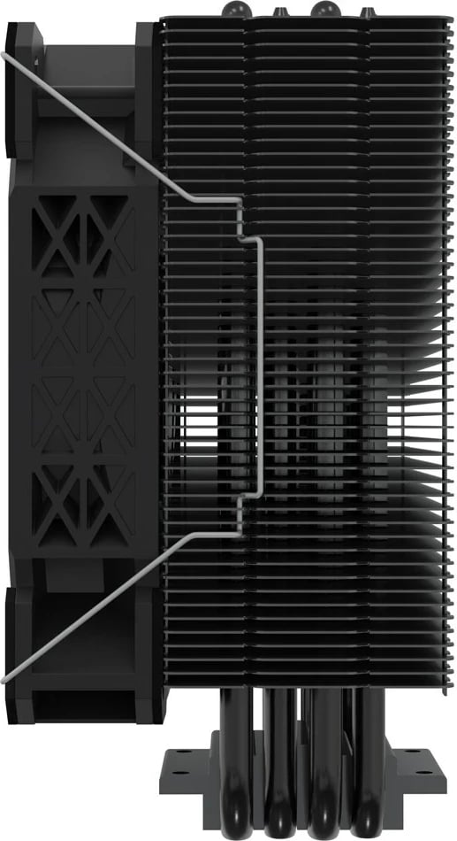 Ftohës ajri për procesor SAVIO VORTEX X2 BLACK, 12 cm, i zi