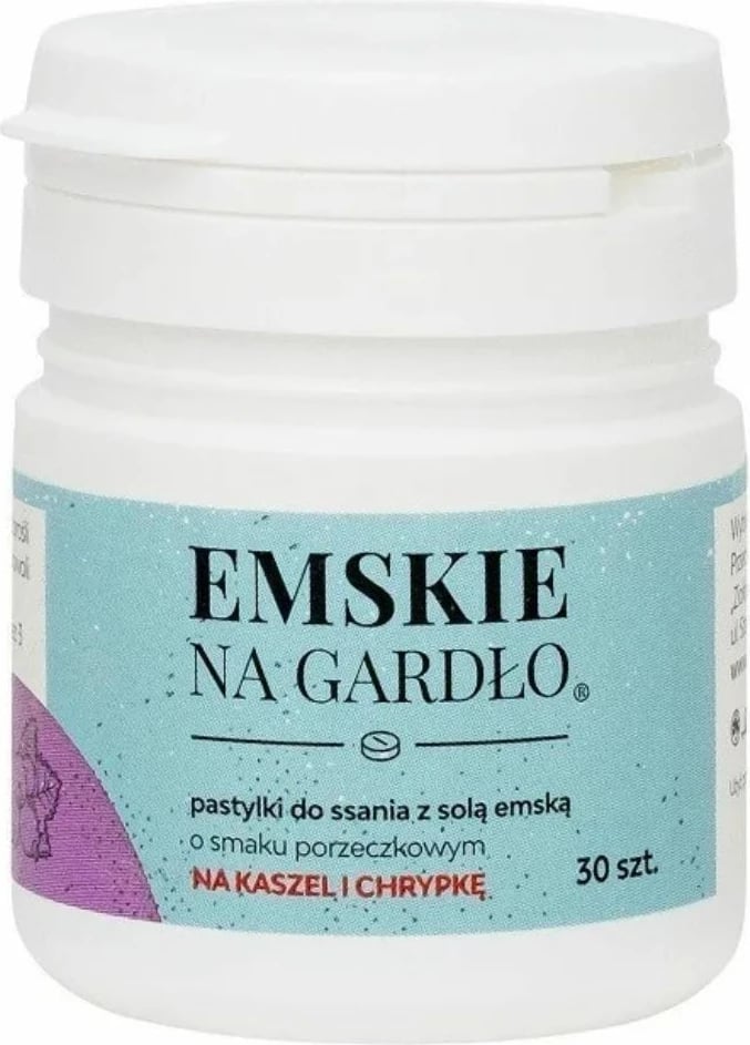 Tableta për fyt Ziołolek Emskie me shije të rrushit të zi, 30 copë