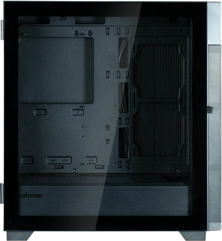 Kasë Zalman S5 NEO Black, ATX Mid Tower, 4 ventilatorë RGB, xham i temperuar, e zezë