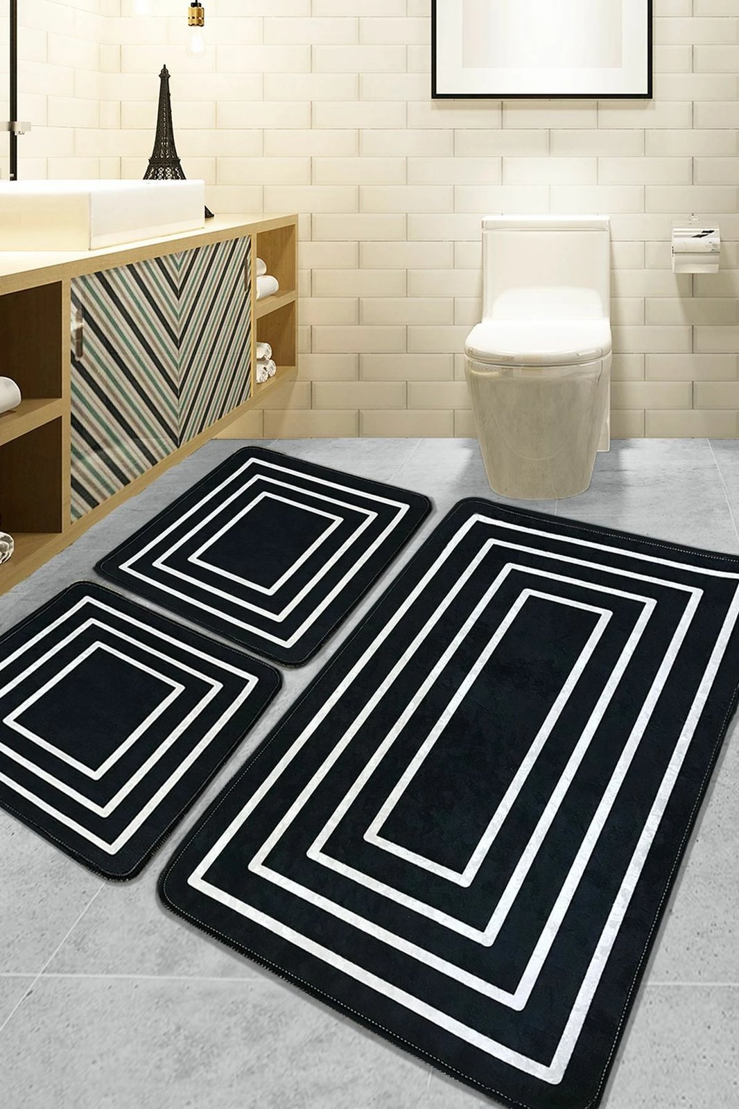 Set tapetash për banjo (3 copë), Mijölnir, Wale, e zezë