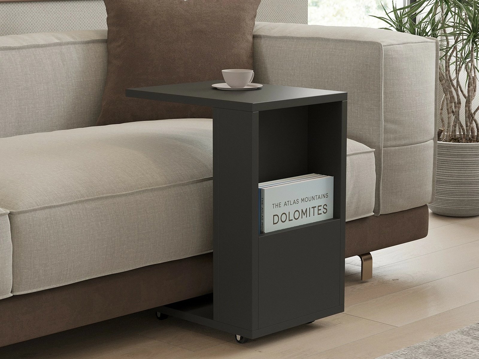 Tavolinë anësore Hanah Home, Star, ngjyrë antracit