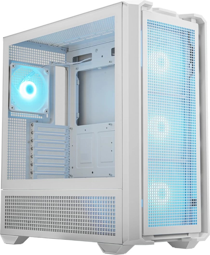 Kasë Cougar MX600 ARGB, midi tower, e bardhë