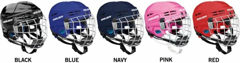 Helmetë hokeji për djem Bauer, e bardhë Helmetë hokeji për djem Bauer, e bardhë