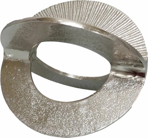 Dekor COBI në formë nyje, alumin, argjend, 17x12x12 cm