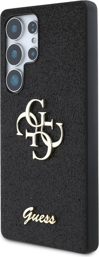 Mbështjellës Guess Fixed Glitter Big 4G Metal Logo për Samsung Galaxy S25 Ultra, i zi Mbështjellës Guess Fixed Glitter Big 4G Metal Logo për Samsung Galaxy S25 Ultra, i zi