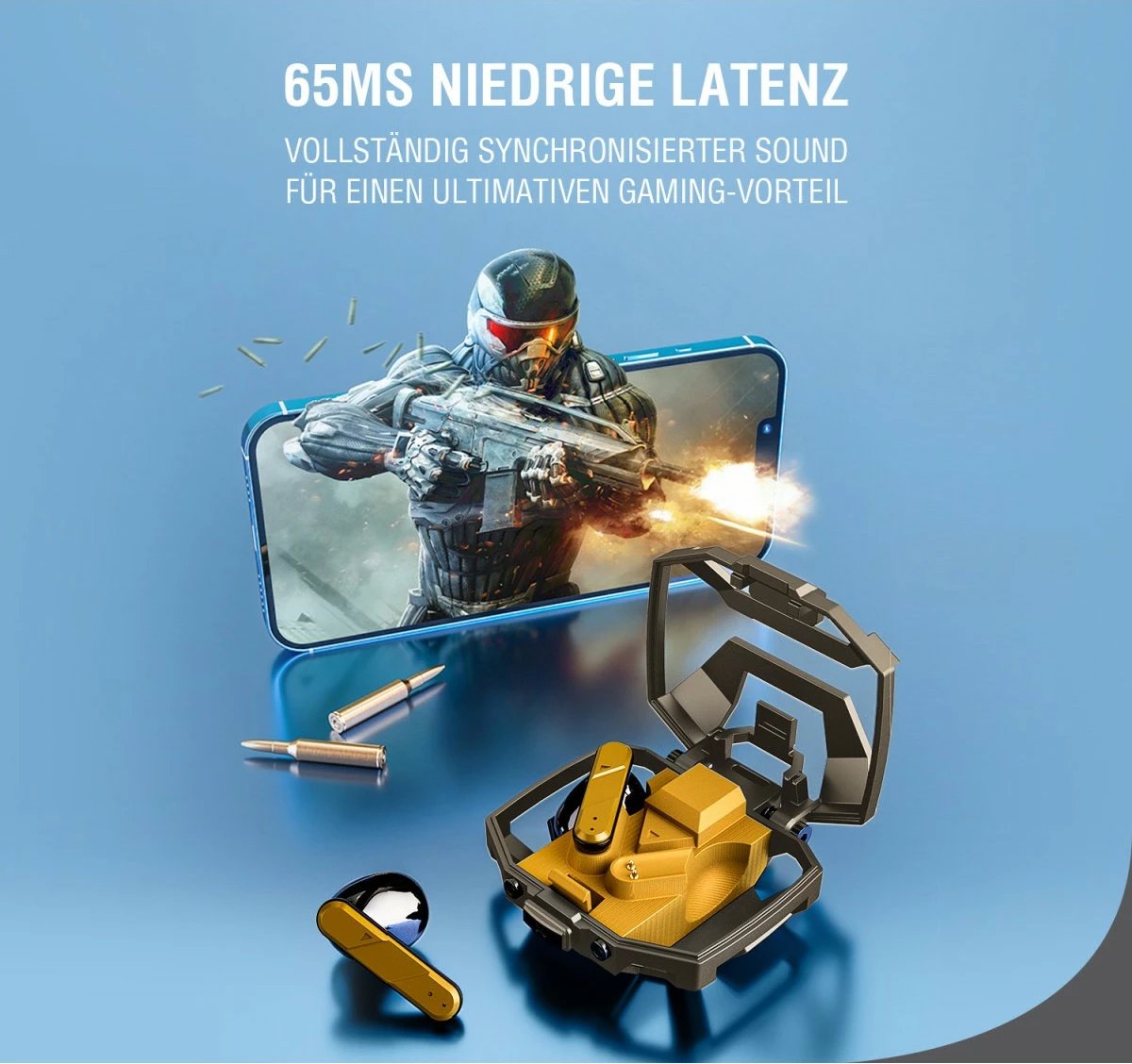 Kufje gaming 4smarts 540288, Wired, 20 - 20000 Hz, e verdhë