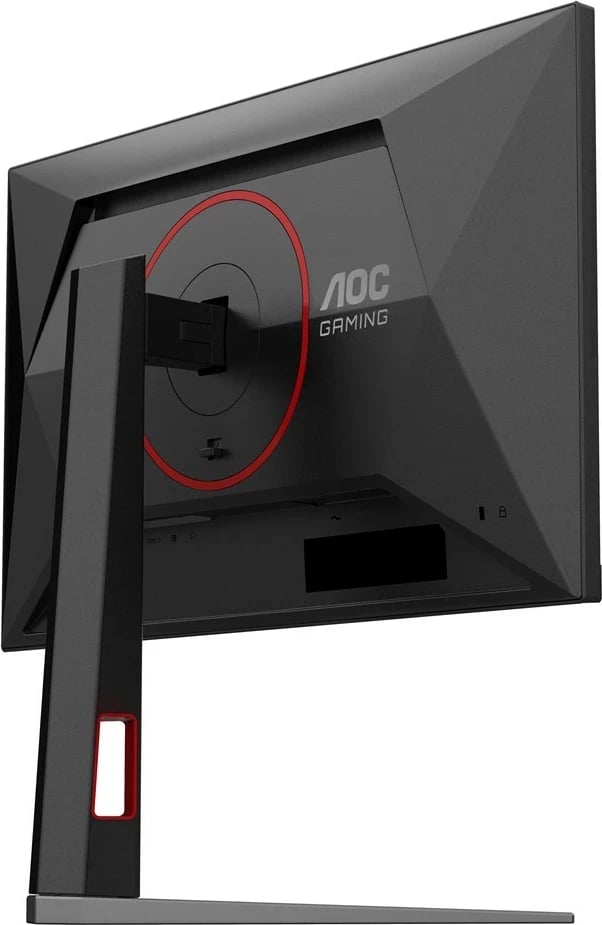Monitor gaming AOC 24G4HA, 23.8", Full HD, LED, i zi me të kuqe