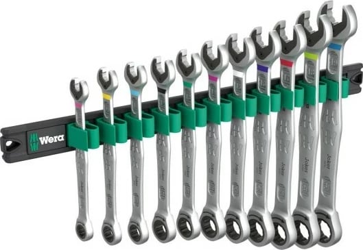 Set çelësa racë Wera Joker 6000, 11 copë, inox, me mbajtës