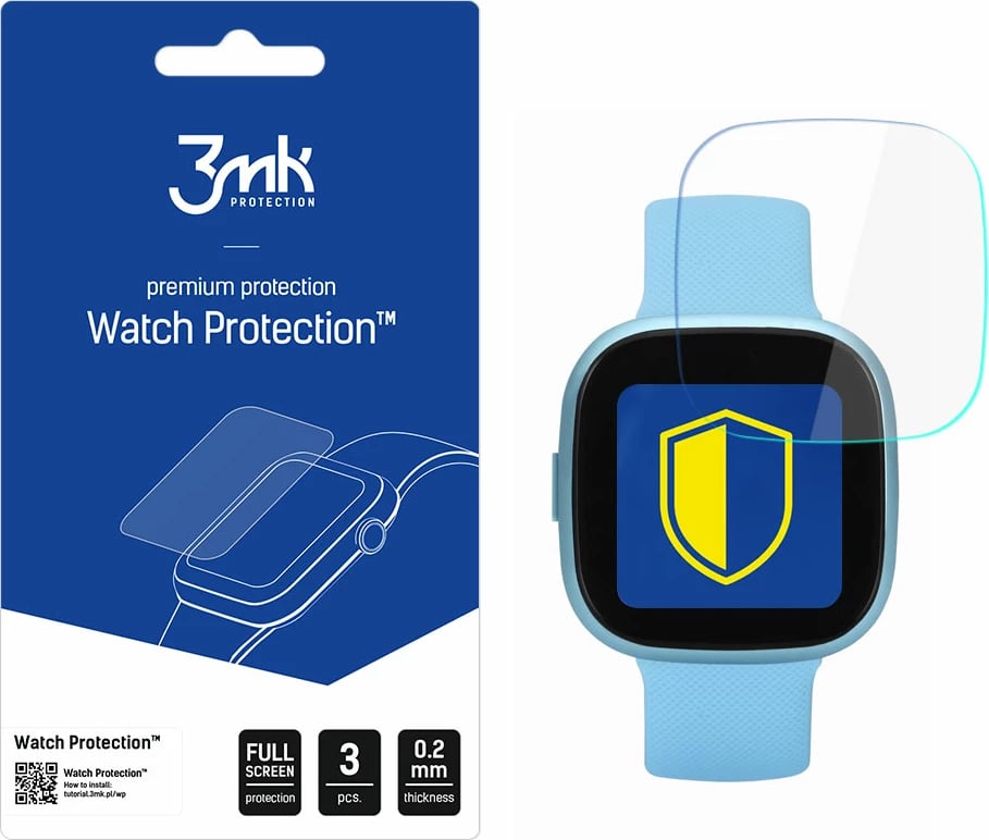 Mbrojtëse ekrani për smartwatch 3mk Protection Watch Protection ARC, për Garett Kids Fit, set 3 copë