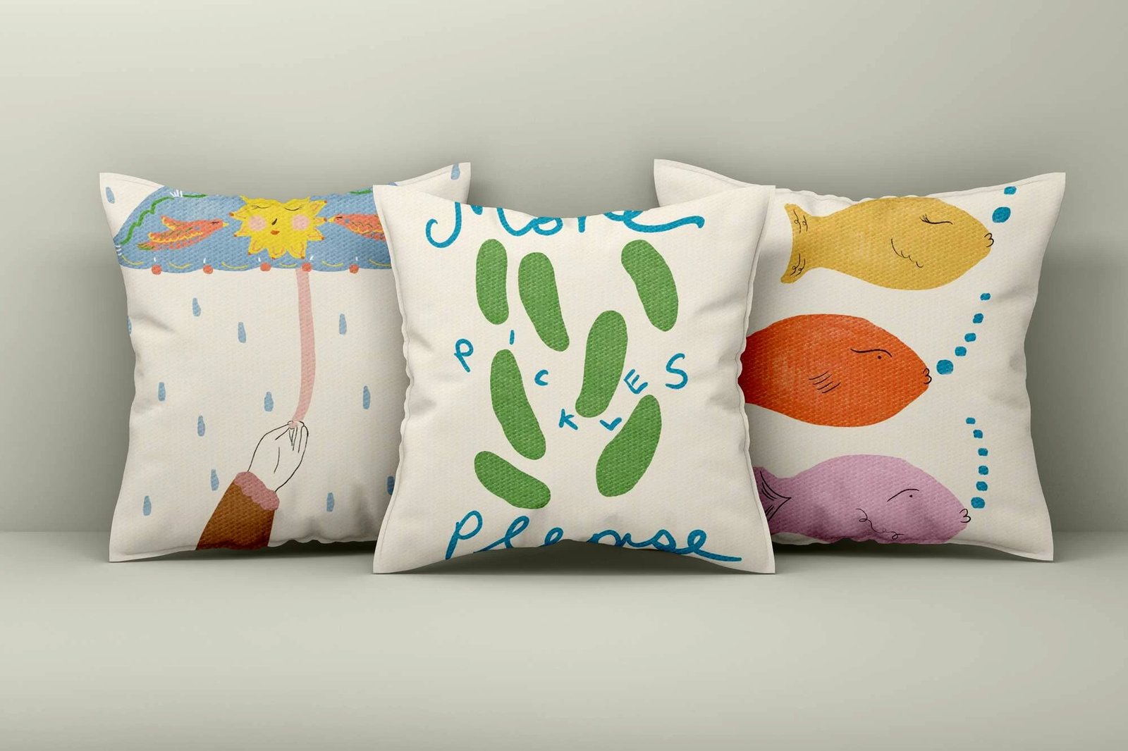 Set mbulesash jastëku (3 copë), dizajn Aberto, Asr_plw25 - 7