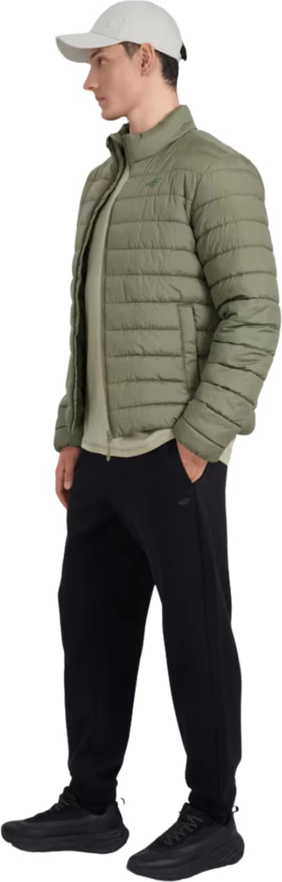Jakne puffer për meshkuj 4F, e gjelbër