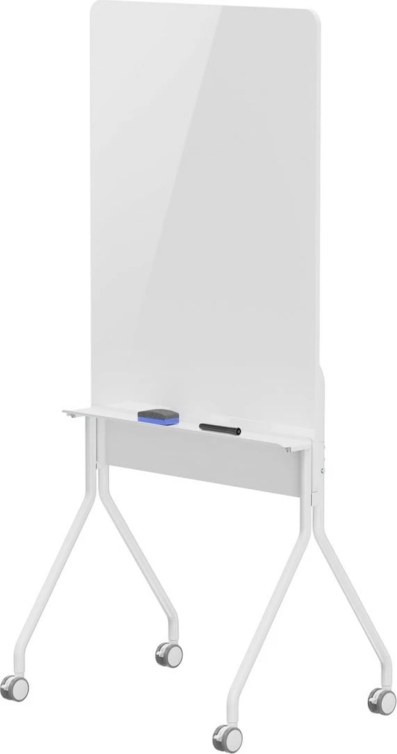 Tabelë shkrim-fshirëse, Ergo Office, ER-305, 119x79 cm, lëvizëse me rrota, jo magnetike, orientim vertikal, me marker dhe sfungjer, e bardhë Tabelë shkrim-fshirëse, Ergo Office, ER-305, 119x79 cm, lëvizëse me rrota, jo magnetike, orientim vertikal, me marker dhe sfungjer, e bardhë