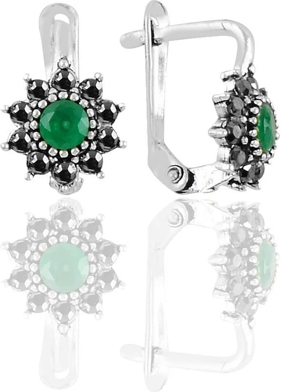 Vathë argjendi me smerald, Jumeon, SGTL11236