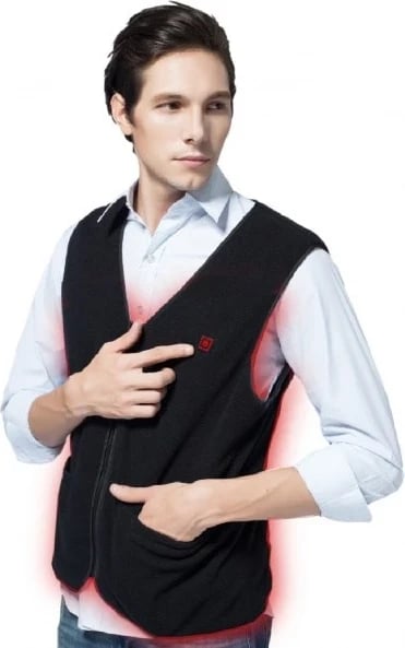 Mbështjellës trupi për sportet dimërore Glovii GV1XL, për Ski dhe Snowboard, Unisex, Polyester, Zi