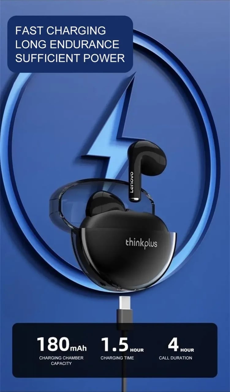 Dëgjuese Lenovo LivePods LP80, të zeza