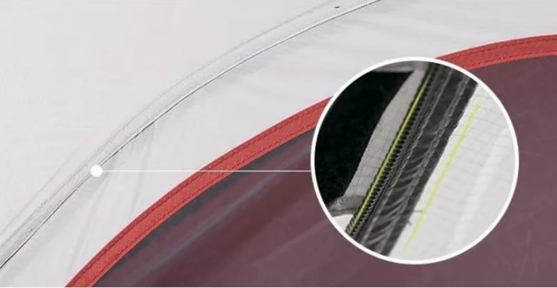 Tendë për kamping Yakimasport, e kuqe dhe e bardhë