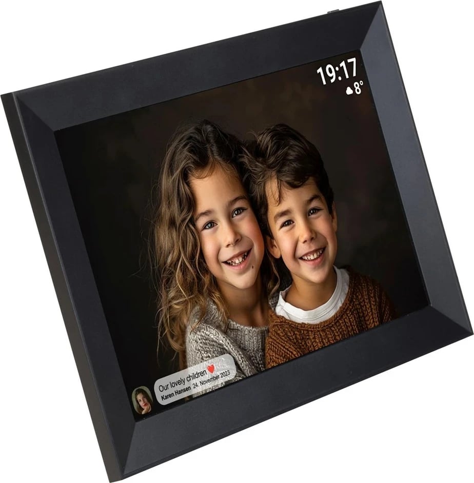 Kornizë digjitale Denver PFF-1012B, 10.1" IPS, 16 GB, Wi-Fi, E zezë
