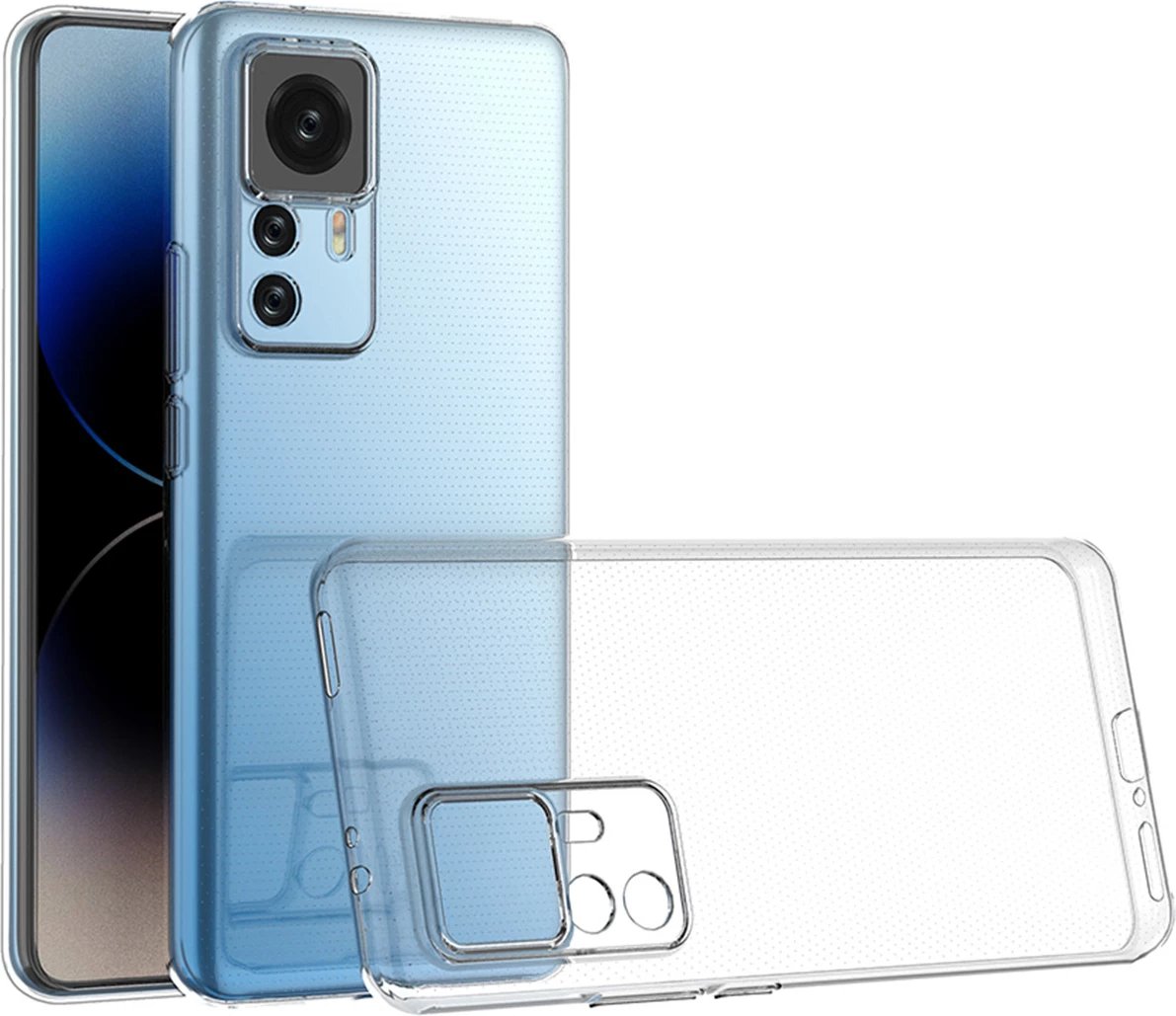 Mbështjellës Hurtel Ultra Clear 0.5mm për Xiaomi 12T / 12T Pro, Transparent