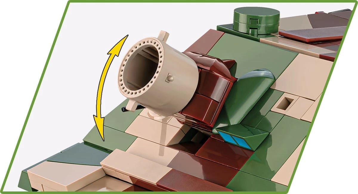 Set blloqe Cobi Klocki 38cm Sturmmörser Sturmtiger, 1100 pjesë, Kamuflazh
