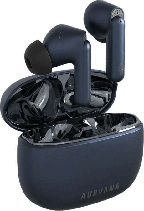 Kufje TWS në vesh, Creative Aurvana Ace Mimi, Bluetooth 5.3, ANC, deri 28h, karikim pa tela, navy blue