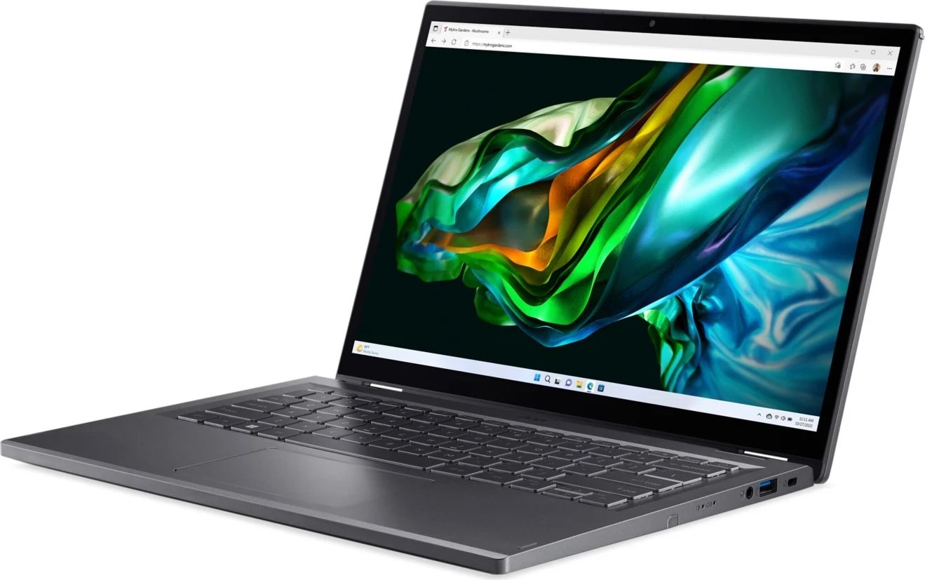 Laptop 2 në 1 Acer Aspire 5 Spin, i5-1335U, 14", Dotyk, 8GB RAM, 512GB SSD, Win11, gri