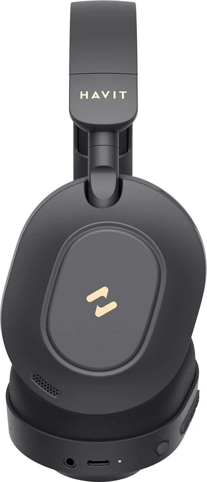 Kufje wireless HAVIT H668BT, me anulim zhurme, të zeza
