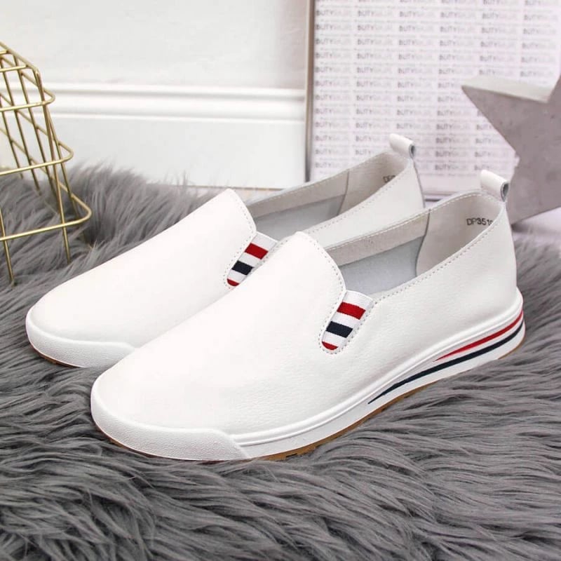 Atlete slip on për femra Filippo, të bardha