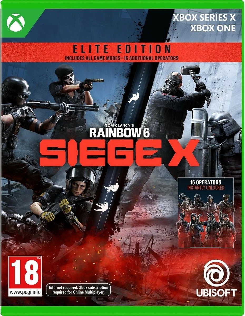 Lojë konsolle, Ubisoft, Tom Clancy's Rainbow Six Siege X Elite Edition, Xbox One/Xbox Series X, Blu-ray, anglisht, titra polonisht